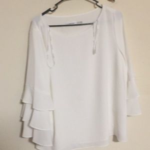 Calvin Klein Ruffled Blouse